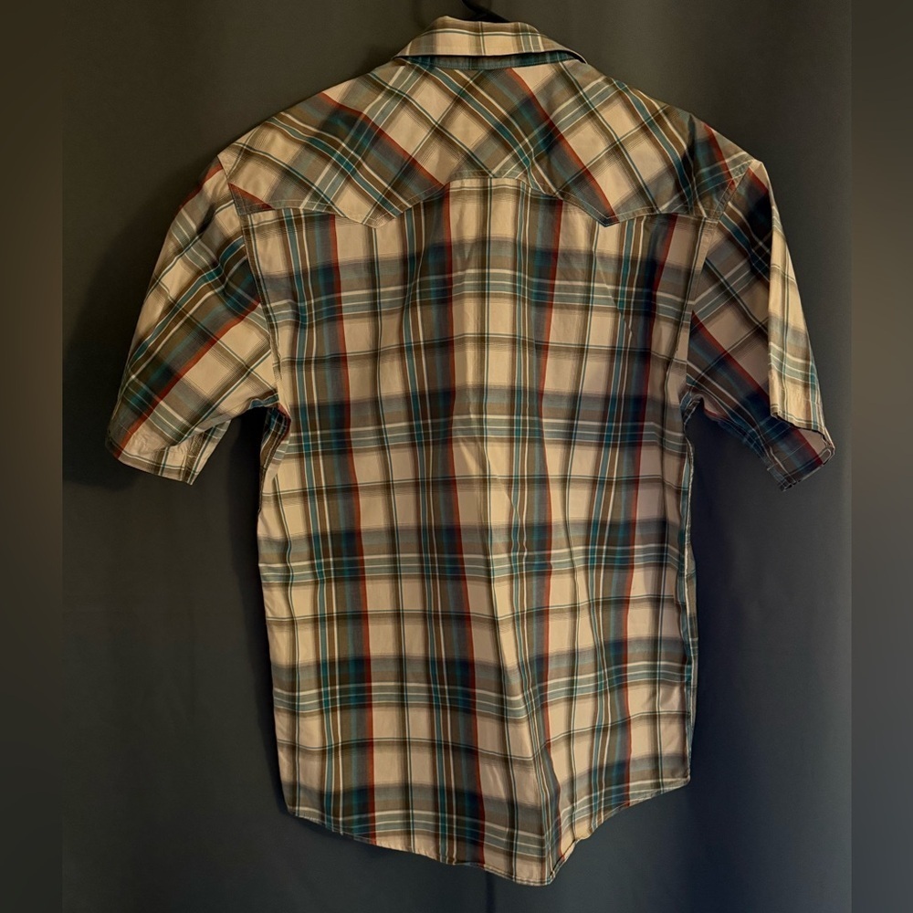 Roper - Vintage-Inspired Western Work Shirt – Men’s Large - Plaid - Picture 2 of 4